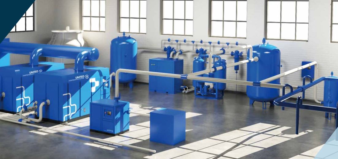 máy nén khí có dầu united compressor