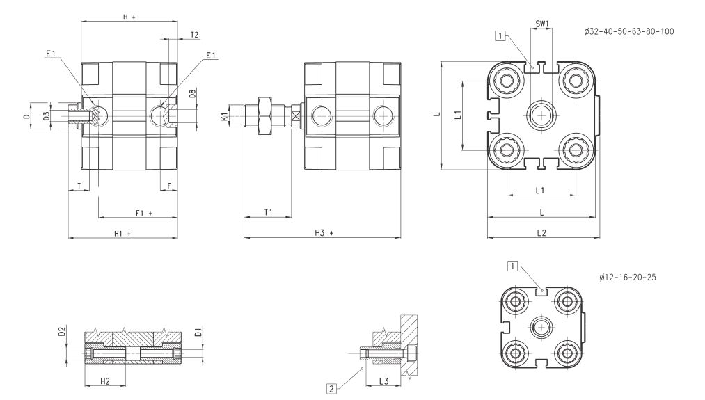 series 31 pneumatic cylinder